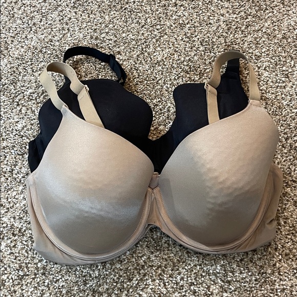 Auden Other - 🩷36DD Black and Tan Bra Set